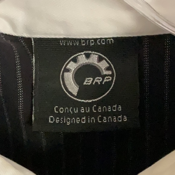 Casual Black and Yellow Button Down Shirt ski doo - Picture 2 of 9